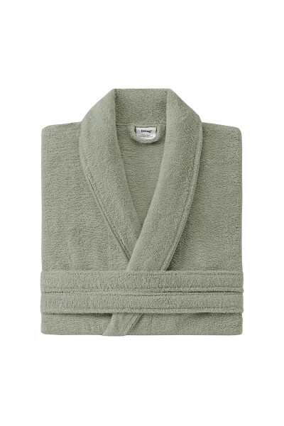 Essentials Bathrobe - Emerald Green - YATAŞ