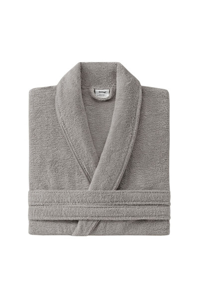 Essentials Bathrobe - Grey - YATAŞ