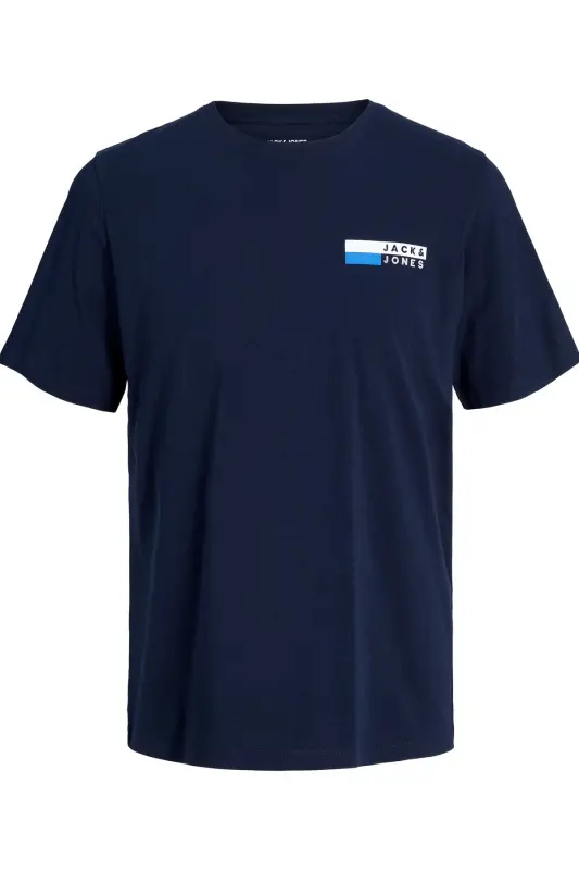 Essentials Cotton Slim Fit Crew Neck T-Shirt Men's T-SHIRT 12233999-NAVY - 6