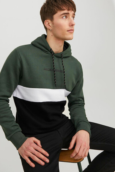 Essentials Jjereid Colorblock Hoodie Men's SWEAT 12233959 - JACK & JONES