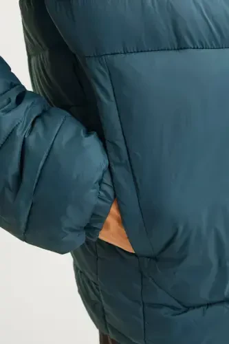 Essentials Jjesprint Comfort Fit Adjustable Hooded Jacket Men's JACKET 12258441-PETROL - 5