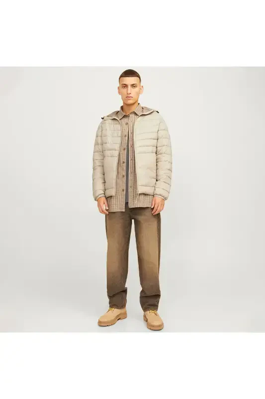 Essentials Jjesprint Comfort Fit Ayarlanadigan Kapüşonli Mont Erkak MONT 12258441-TOSH - 4