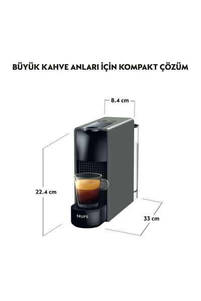 Essenza Mini C30 Coffee Machine, Grey - 3