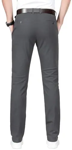 ESSYSHE Erkaklar uchun Chinos Shimlar Kundalik Xaki Slim Fit Shimlar Stretch Toraytirilgan Shlyapalar - ESSYSHE CHINOS (1)