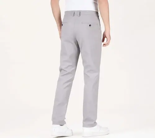 ESSYSHE Erkaklar uchun Chinos Shimlari Kundalik Xaki Slim Fit Shimlari Cho'ziladigan Toraytirilgan Shimlari - ESSYSHE CHINOS (1)