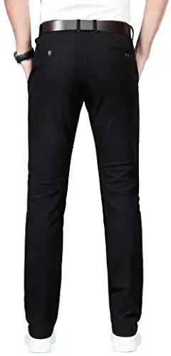 ESSYSHE erkaklar uchun Slim Fit Chino Shimlar Stretch Kundalik Xaki Shimlar erkaklar uchun - 2