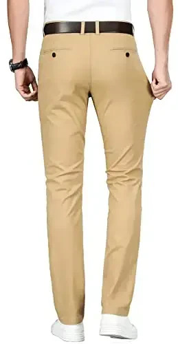 ESSYSHE Men’s Slim Fit Chino Pants Stretch Casual Khaki Pants for Men - 2