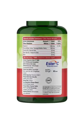 Ester-C 1000 Mg C Vitamini 60 Tablet - 4