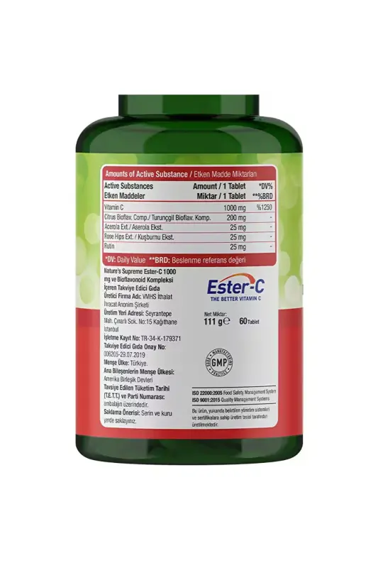Ester-C 1000 Mg C Vitamini 60 Tablet - 4