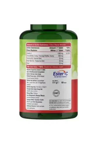 Ester-C 1000 Mg S vitamini 60 Tablet - 3