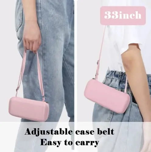 ESUFEIR Mini Travel Sun Umbrella for Purse With Case,Small Compact UV Umbrella Protection Sun,Lightweight Portable Parasol Windproof for Women Men Kids (Pink) - 4