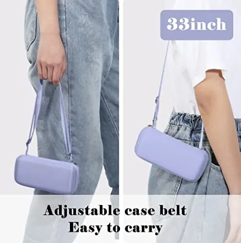 ESUFEIR Mini Travel Sun Umbrella for Purse With Case,Small Compact UV Umbrella Protection Sun,Lightweight Portable Parasol Windproof for Women Men Kids (Purple) - 4