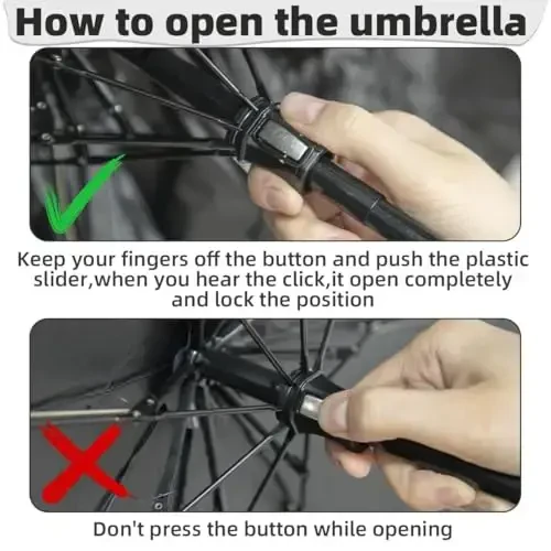 ESUFEIR Mini Travel Sun Umbrella for Purse With Case,Small Compact UV Umbrella Protection Sun,Lightweight Portable Parasol Windproof for Women Men Kids (White) - 2