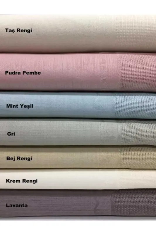 Etamin Seccade İşlemelik Tas Rengi Kumaş - Gri - 3