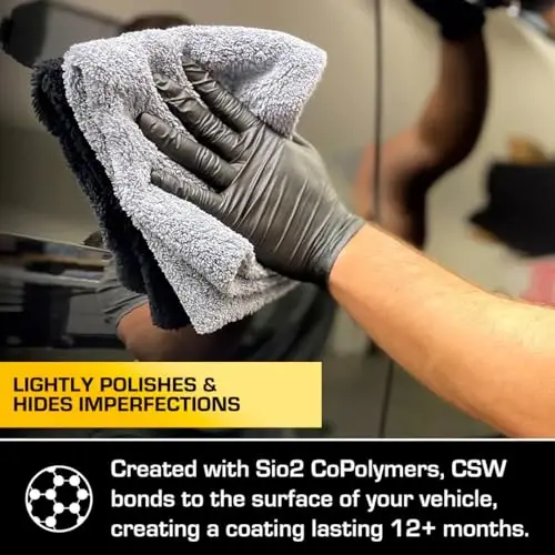 Ethos Ceramic Speed Wax - Avtomobillar uchun seramika qoplamasi - Seramika qoplamali avtomobil mumi spreyi - Seramika avtomobil mumi jilosi Reaktiv Sio2 kopolimerlari bilan ishlab chiqilgan hidrofobik yuqori qatlam jilosi - 6