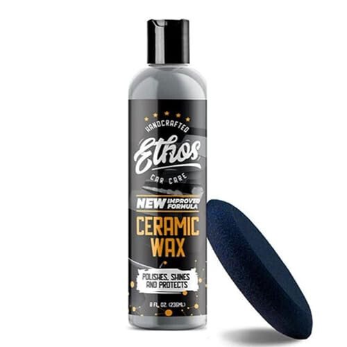 Ethos Ceramic Wax - Aerospace Coating Protection | Ceramic Polish and Top Ceramic Coat | Ceramic Car Coating | Slick, Hydrophobic Finish - 6