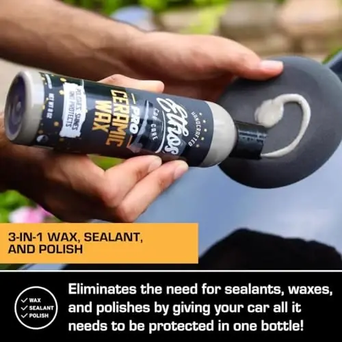 Ethos Ceramic Wax - Aerospace Coating Protection | Ceramic Polish and Top Ceramic Coat | Ceramic Car Coating | Slick, Hydrophobic Finish - 4