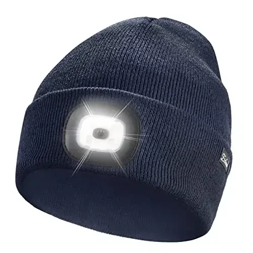 Etsfmoa Unisex Erkaklar Dad Ota USB qayta zaryadlanuvchi shapkalar uchun yengil sovg'alar bilan beanie - 1