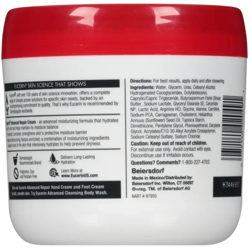 Eucerin Advanced Repair Cream, 16 унция - 12