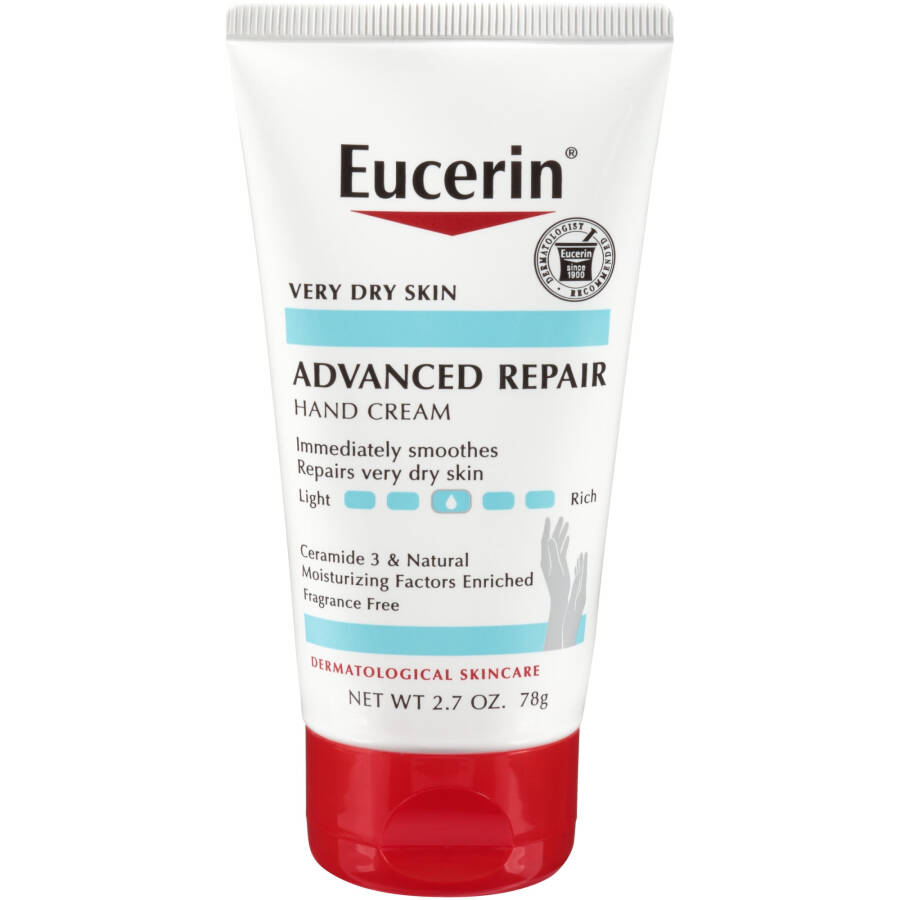 Eucerin Advanced Repair El Kremi, Kokusuz, 2.7 oz Tüp - 1