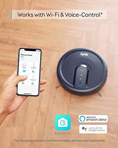 eufy RoboVac 25C Robot Vacuum With Wi-Fi, 1500Pa Suction, Voice Control, Ultra-Thin 2.85