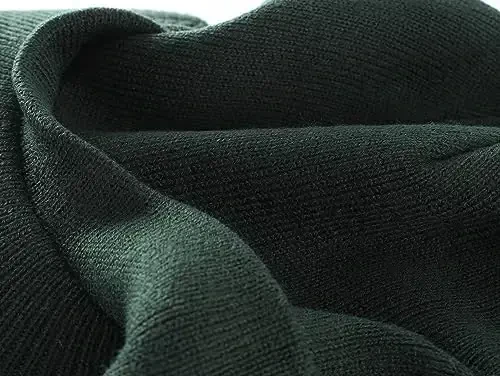 Home Prefer Men's Winter Beanie Hat with Brim Warm Double Knit Cuff Beanie Cap Watch Radar Hat - 6