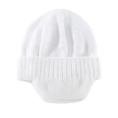 Home Prefer Mens Winter Hat Knit Earflap Hat Stocking Caps with Ears Beanie Hat - HOME (1)