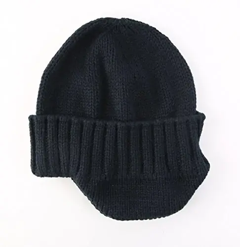 Home Prefer Mens Winter Hat Knit Earflap Hat Stocking Caps with Ears Beanie Hat - 3
