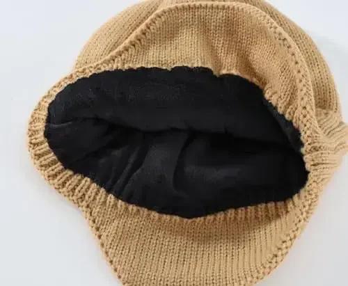 Home Prefer Mens Winter Hat Knit Earflap Hat Stocking Caps with Ears Beanie Hat - 3