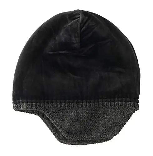 Home Prefer Mens Winter Hat Knit Earflap Hat Stocking Caps with Ears Beanie Hat - 3