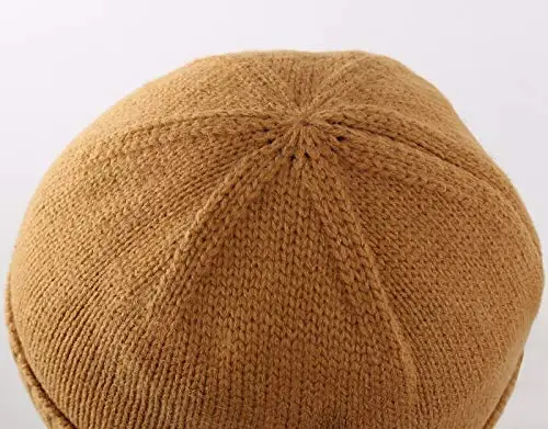 Home Prefer Mens Winter Hat Knit Earflap Hat Stocking Caps with Ears Beanie Hat - 4