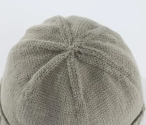 Home Prefer Mens Winter Hat Knit Earflap Hat Stocking Caps with Ears Beanie Hat - 5