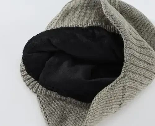 Home Prefer Mens Winter Hat Knit Earflap Hat Stocking Caps with Ears Beanie Hat - 6
