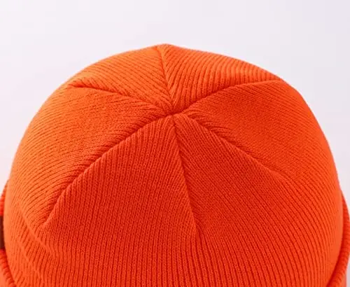 Home Prefer Mens Winter Hats Acrylic Knit Cuff Beanie Cap Warm Womens Beanie Hat - 5