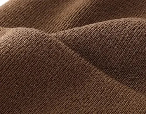 Home Prefer Mens Winter Hats Acrylic Knit Cuff Beanie Cap Warm Womens Beanie Hat - 3