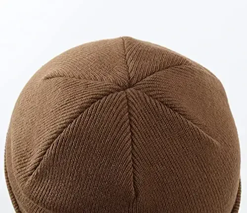 Home Prefer Mens Winter Hats Acrylic Knit Cuff Beanie Cap Warm Womens Beanie Hat - 4