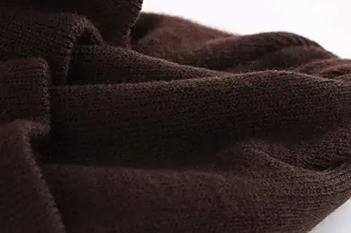 Home Prefer Men's Winter Beanie Hat with Brim Warm Double Knit Cuff Beanie Cap Watch Radar Hat - 6