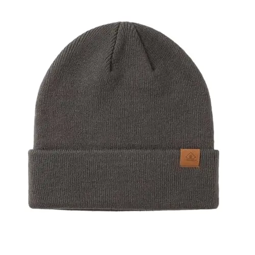 Home Prefer Mens Winter Hats Acrylic Knit Cuff Beanie Cap Warm Womens Beanie Hat - 9