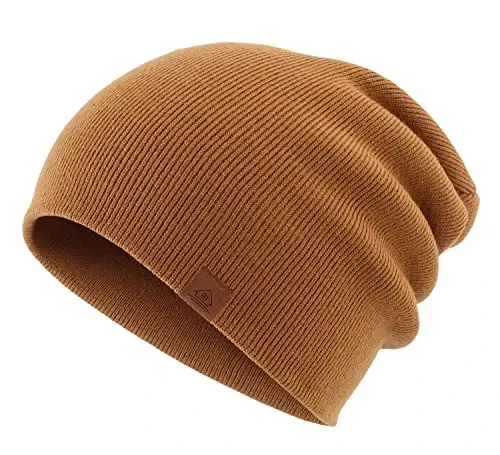 Home Prefer Mens Winter Hats Acrylic Knit Cuff Beanie Cap Warm Womens Beanie Hat - 2