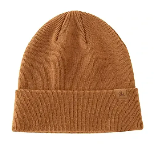 Home Prefer Mens Winter Hats Acrylic Knit Cuff Beanie Cap Warm Womens Beanie Hat - 3