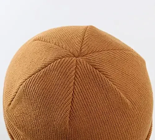 Home Prefer Mens Winter Hats Acrylic Knit Cuff Beanie Cap Warm Womens Beanie Hat - 5