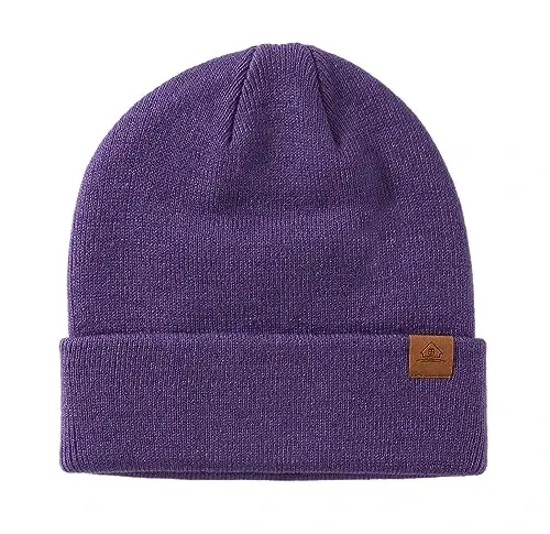 Home Prefer Mens Winter Hats Acrylic Knit Cuff Beanie Cap Warm Womens Beanie Hat - MODAZONE (1)