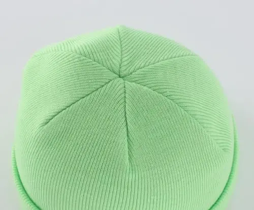 Home Prefer Mens Winter Hats Acrylic Knit Cuff Beanie Cap Warm Womens Beanie Hat - 12