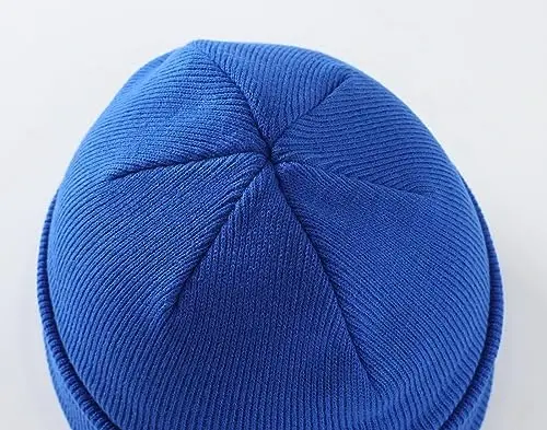 Home Prefer Mens Winter Hats Acrylic Knit Cuff Beanie Cap Warm Womens Beanie Hat - 6