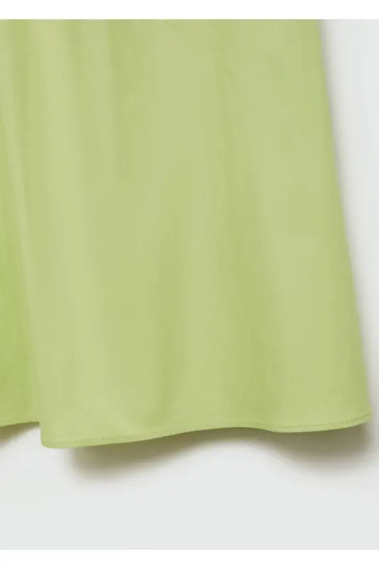 Evase Long Skirt-Pastel Green - 5