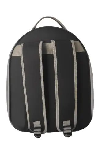 Evcil Hayvan Fileli Sırt Taşıma Çantası Paris Siyah-Siyah - 5