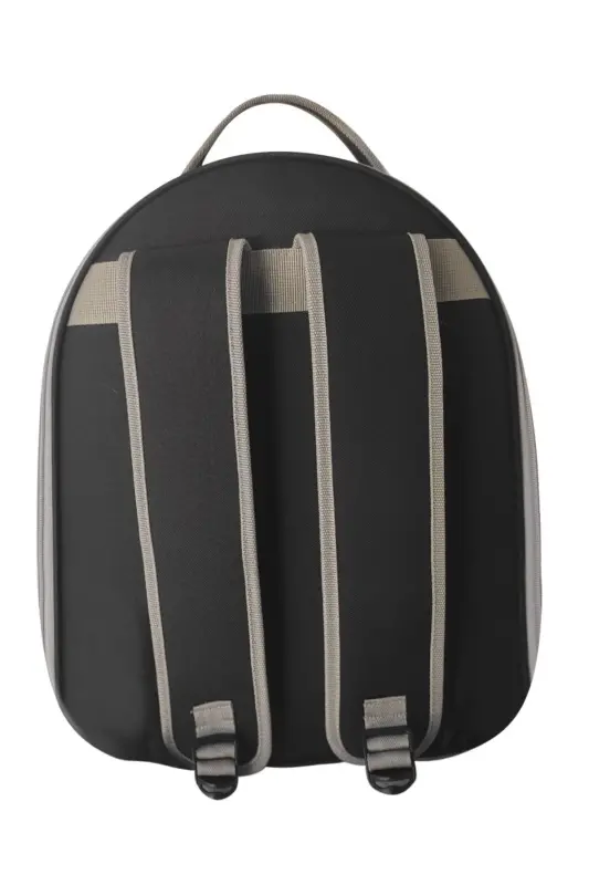 Evcil Hayvan Fileli Sırt Taşıma Çantası Paris Siyah-Siyah - 5