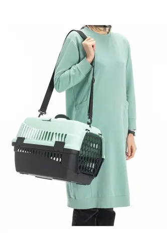 Evcil Hayvan Kedi Köpek Taşıma Sepeti-pembe1 - 3