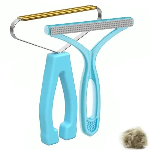 Pet Hair Remover, Dog and Cat Hair Remover, Wool Hair Remover, Carpet Rake for Pet Hair Removal, Carpet Rake, Pile Brush, Hand Shaver for Carpets, Car Cushions, Sofas, Pet Beds, Furniture & Rug - 1
