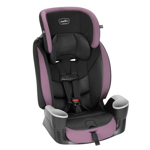 Evenflo Maestro Sport Convertible Booster Car Seat, Forward Facing, High Back, 5-Point Harness, For Kids 2 to 8 Years Old, Whitney Pink - 8